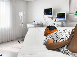 Hijab Step Sister feels her self she needs a sex when she was alone