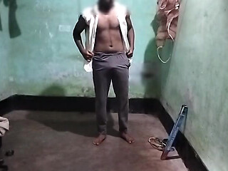 Straight Friend first time Gym In Underwear Big Monster Cock Muscular Body
