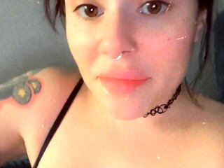 Chubby Brunette Big Boobs Dildo Masturbation