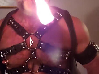 Skindad Lighting His Big Ring