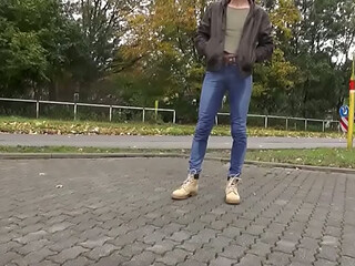 Walking in public with jeans full of piss