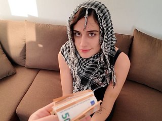 Hijab Teen had to Give Pussy Instead of Rent!