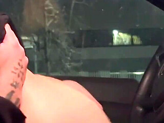Peeker Catches Me Masturbating and Fucks Me in the Car After Cumming in My Mouth