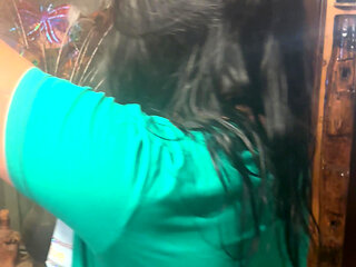 Ass Slaps & Cameltoe Play on the Bench