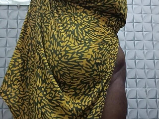 Desi girl relaxing bath time