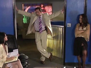 Horny girlassociates got bare for a sizzling hot boning - extreme gonzo porn!