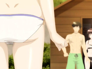 Beach Sluts Exposed, Fucked Loud in the Public Beach Cabin - Hentai Anime(ENG Sub)