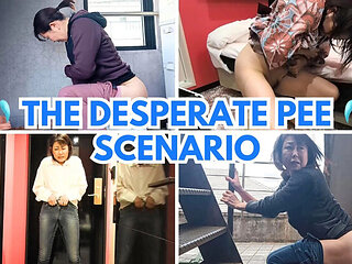 Desperate Japanese MILF Mayumi Kanzaki Outdoor Pee Scene HD