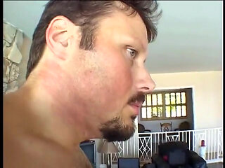 Brunette whore squirting on his cock