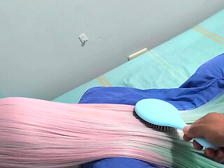 My stepdaughter is a desirable virgin cosplay nurse with a perfect pussy and ass, eager to have hardcore sex (Over 18)