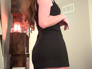 Trying on Some Sexy Stockings and Cumming Hard!