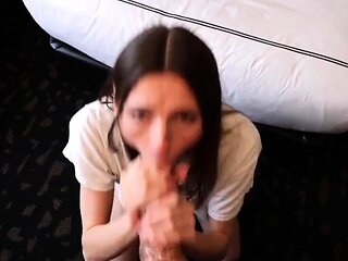 Amanda Riley Blowjob In The Hotel Room POV