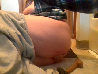 Tan Vibe Anal Big Saggy Boobs