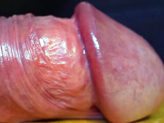 Big Uncut Mushroom Cock Fest w Frenulum Play & Fluid Cumshots - All Close-up POV HD w live audio