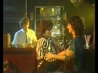 Milf brunette having fun with two cocks