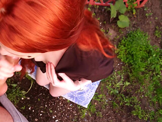 On the street, fucked huge boobs on the street