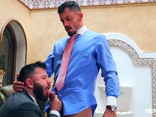Horny Men In Sharp Suits Share Hot Gay Romance