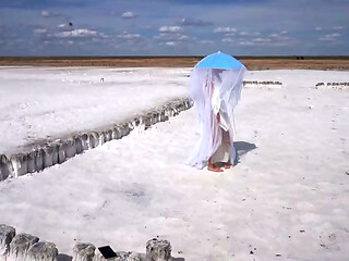 White Silence on Salt Lake Elton