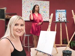 There's no better art class than art in hot fucking