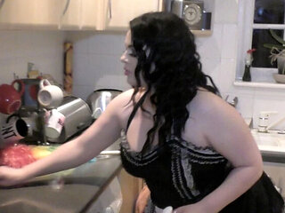 British Maid CataliaValentineXXX Sucks Cock Hard to Keep Her Job