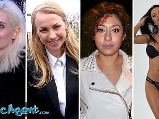 Magnetic Shalina Devine and Melody Petite's sex with strangers trailer