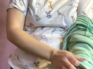 Stripping and Showing Strong Body and Muscles, Flashing Tits and Hairy Pussy