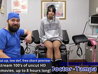 Nurse Zombae Gets Medical Exam by Doctor Tampa - POV Fetish with Real Orgasm