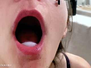 Cum in My Mouth Compilation of My Hottest Swallowing Moments
