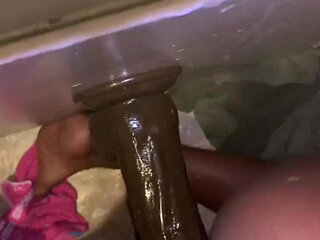 Black girl anal practice! Anal teen