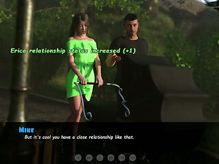 Burning Boundaries 13 - Mike Stares at Erica'_s Cleavage While Going