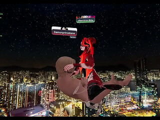Vrchat Demon Girl goes at it on EDick