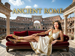 Ancient Rome Humiliation - Ex-husband Dragged From Lions to Foot & Toilet Slave