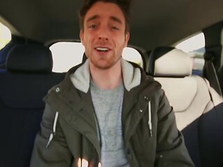 Cash-strapped Hunk Joey Turns His First Blowjob Into A Passionate Backseat Hookup - Linus Gray