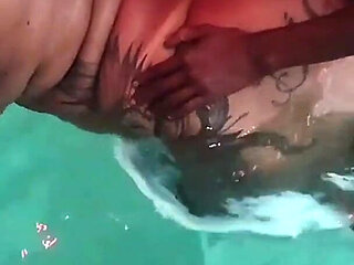 Me in the Condominium Pool