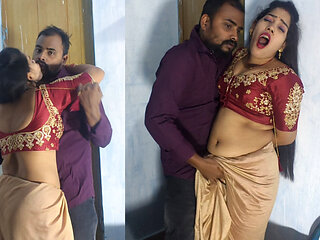 Newly Indian married husband and wife romance hardcore Sex and blowjob nude full video
