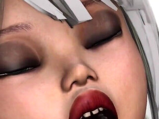 Hard fuck in the sci-fi lab! Hot blonde gets fucked by space soldier