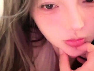 Amateur asian teen licks ass and sucks cock