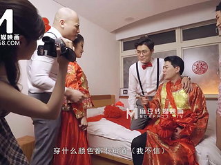 ModelMedia Asia-Lewd Wedding Scene-Liang Yun Fei-MD-023...