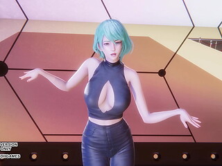 [MMD] NAYEON - ABCD Doa Tamaki Hot Kpop Dance Uncensored Hentai Cosplay