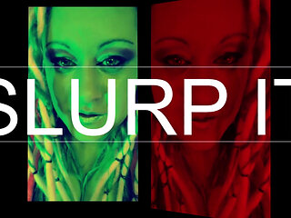 Wank and slurp with goddess lana cei looper for dumb dumb heads