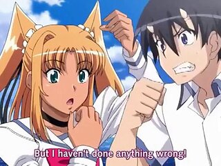 Lusty hentai teacher takes care of morning wood: Big Tits, Blowjob  Babe Porn