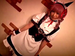 STEINSGATE cosplay ft. Chika Arimura: Blowjob, Hardcore  Asian Porn