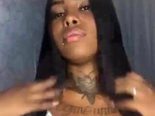 Ebony Bubble Gum Fetish