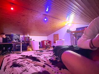 Friend Edges My Cock for 13 Min, Stops Me Cumming Multiple Times While Roommate Watches - Explosive Finish POV