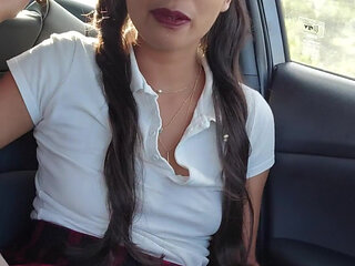 Masturbating in the Car