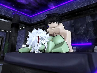 Best breeding session with my fat ass goblin slut on Roblox