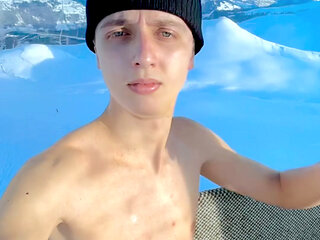 Public Ski Lift Masturbationen