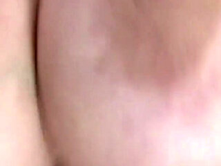 Huge tits Arabelle Raphael licks cum off of her tits
