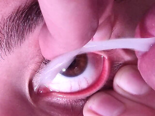 Cum Dumpster Gets a Full Cumshot Into Her Open Eye, Talking