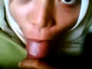 Arab Asian Babe Gives Head